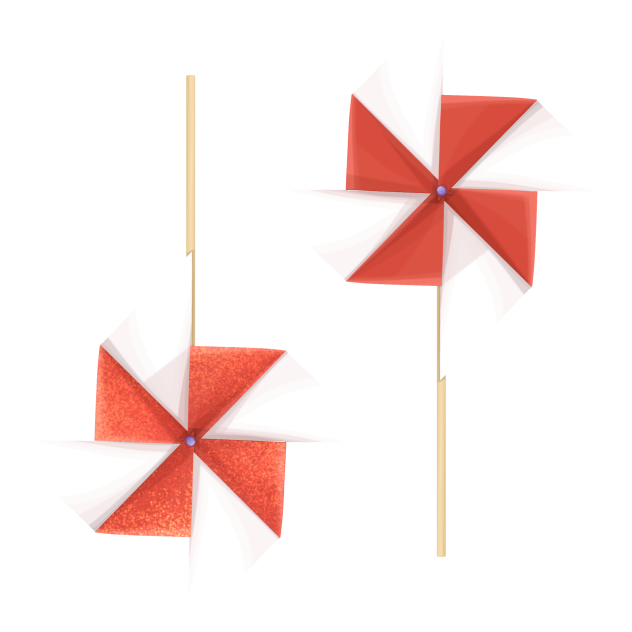 紅白かざぐるま