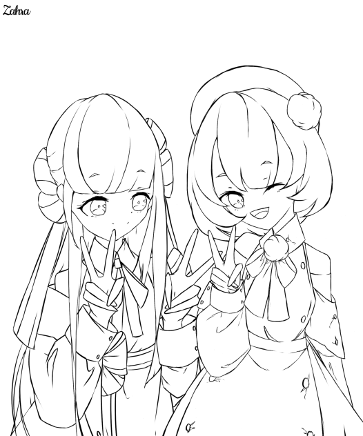 -[Flower] Line art -