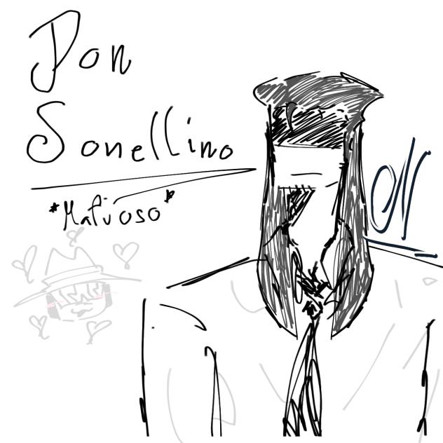 Mafioso without his fedora