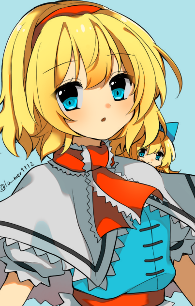 塗り絵アリス塗ってみたわよ！