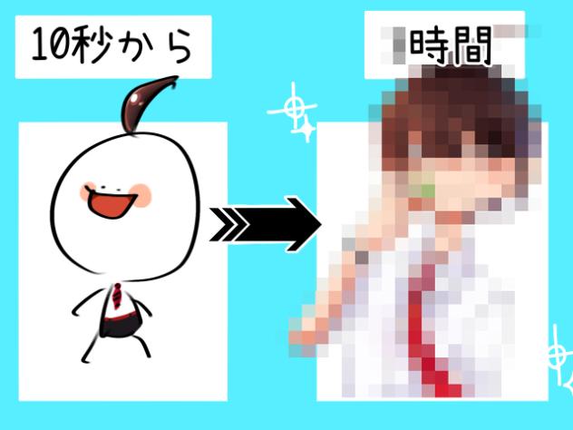 制限時間ありで晴明君描いてみた！