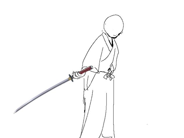 刀を納める　下書き