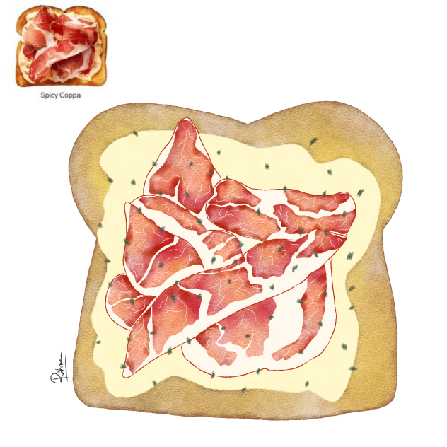 Food Ilustrator - Toast