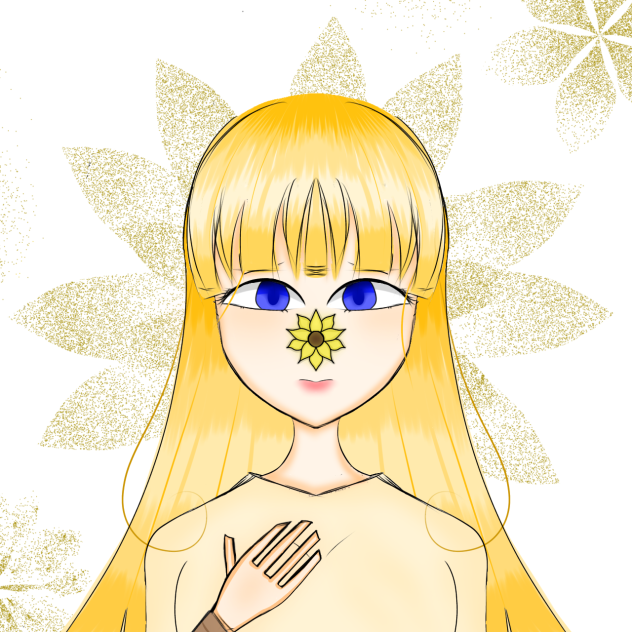 Sunflower girl ibisPaint