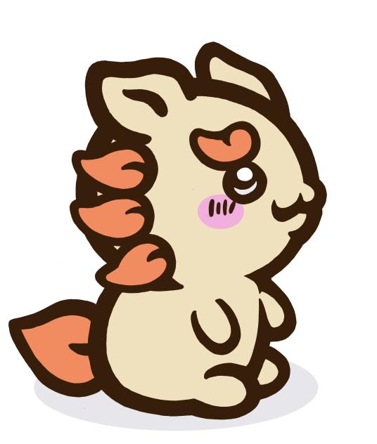 シーサー　横顔練習