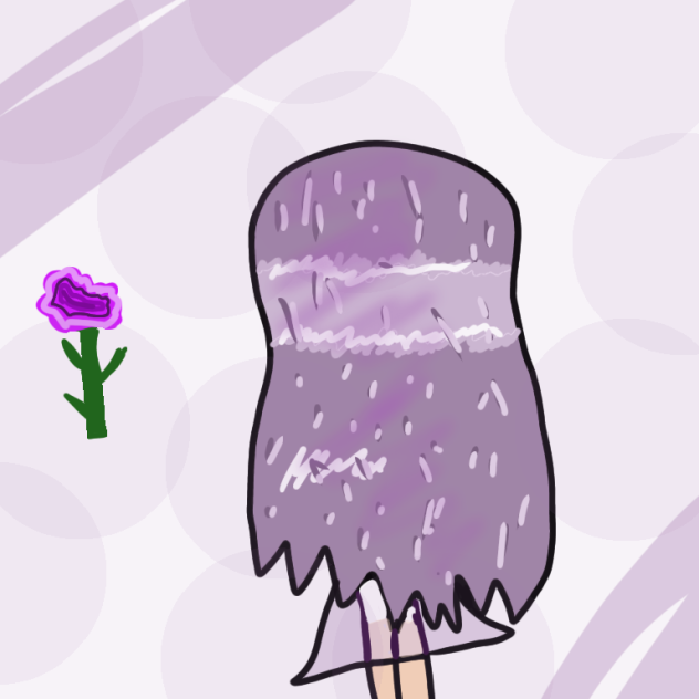 lilac and her flower