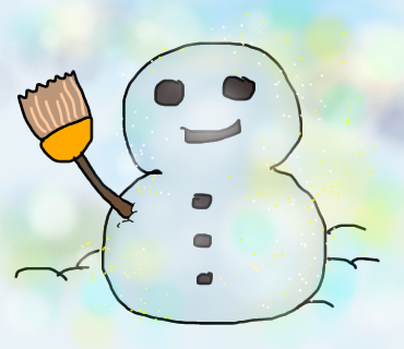 ゆきだるま　にやっ