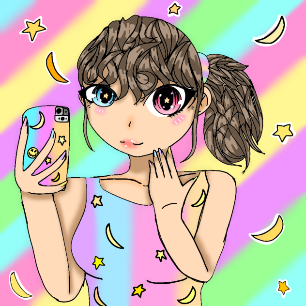 selfie time ⁺⸜( ˙ ˙ )⸝⁺ ibisPaint