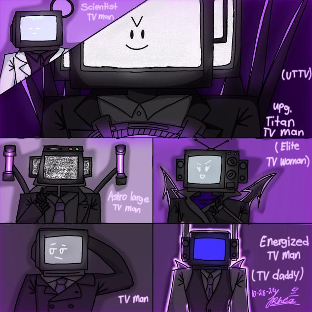 The TV race 💜📺