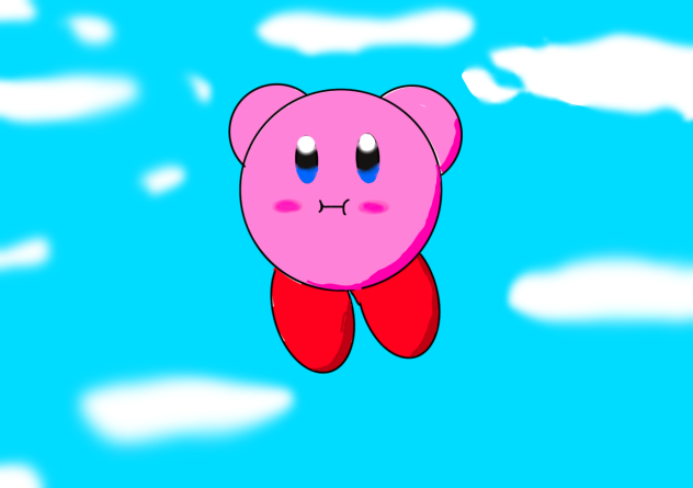 浮いてるカービィ2