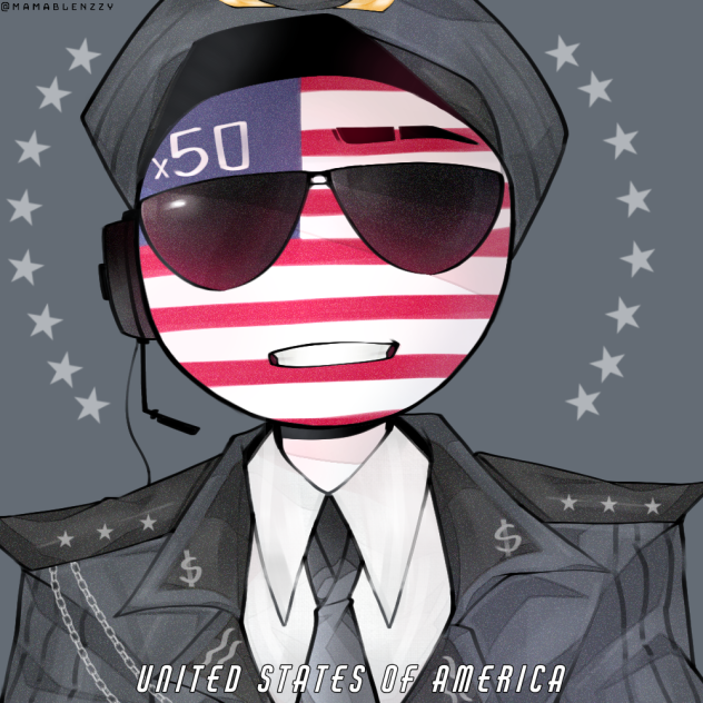 America (USA) 🇺🇲 - countryhumans