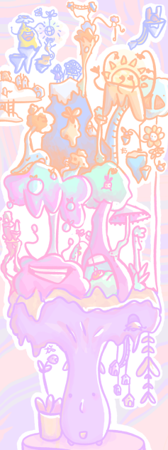 Big tower of goobers