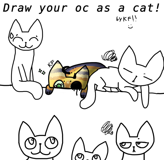 Draw your oc as a cat! (Collab)
