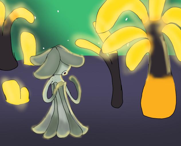 Fluoress on Light Island