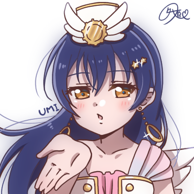 Twitterアイコンver海未