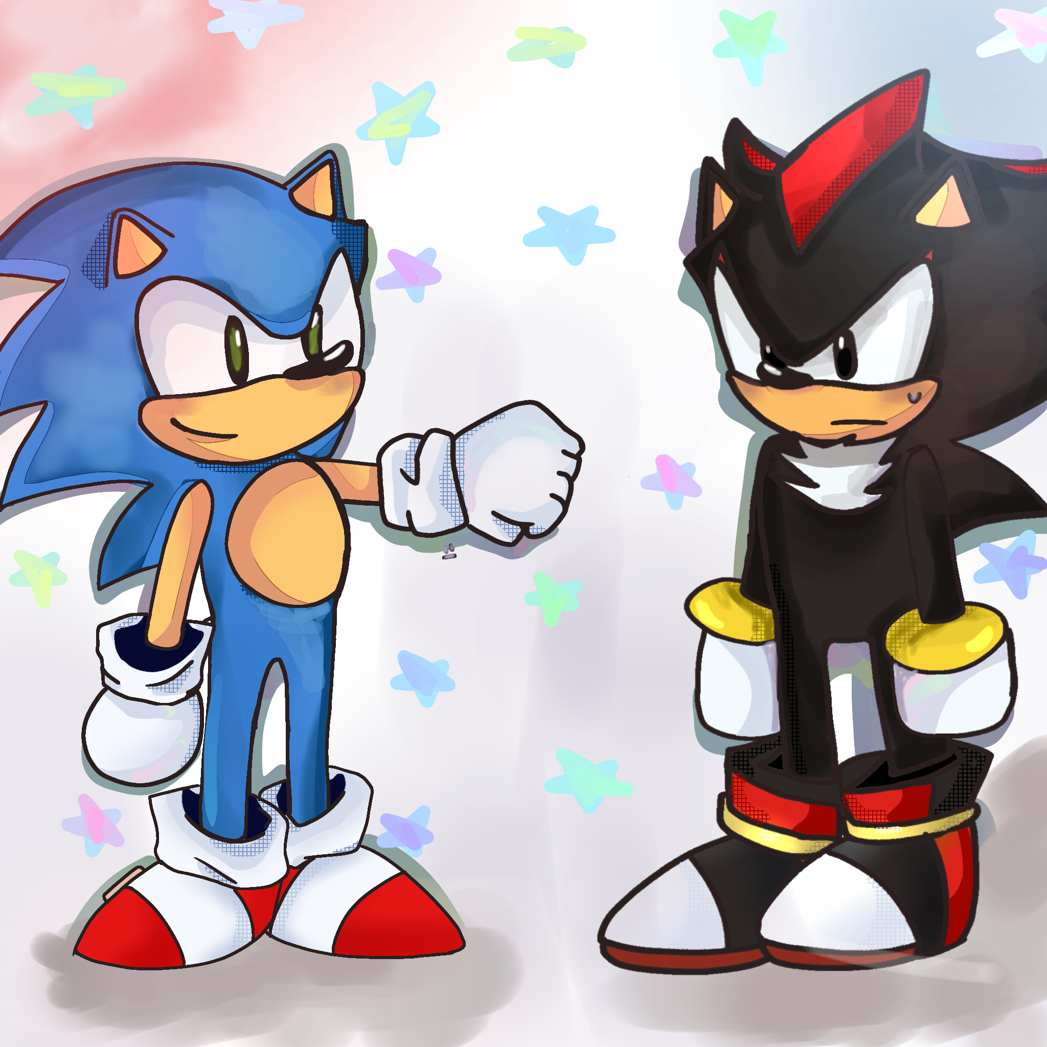 sonic x shadow - ibisPaint