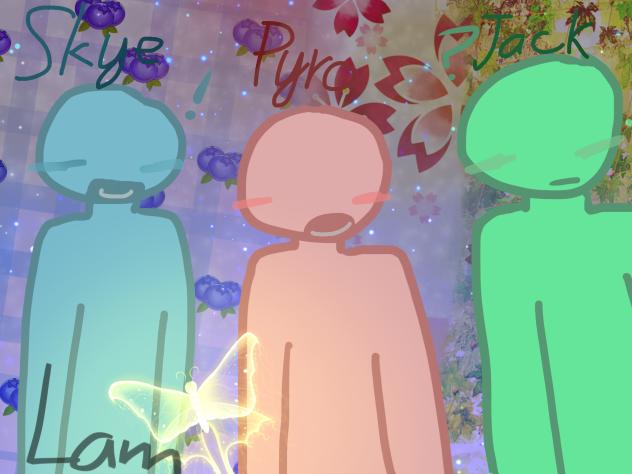 Skye, Pyro and Jack