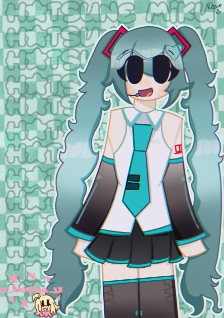 HATSUNE MIKU!!!!!!!!!💙💙💙💙