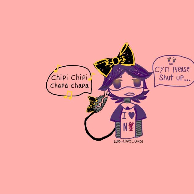 Cyn = silly Uzi = angy