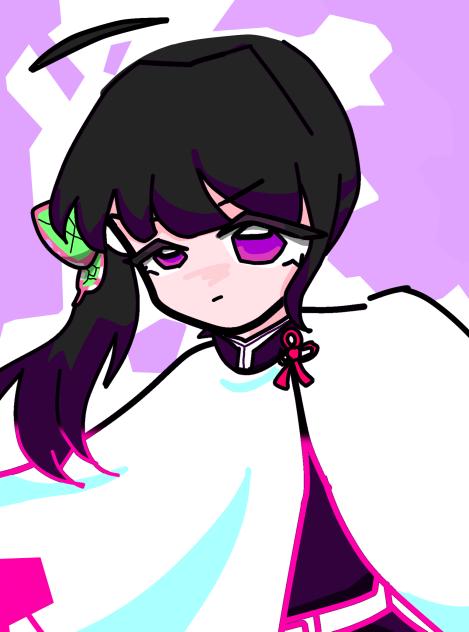 栗花落　カナヲ描いてみました　妹作