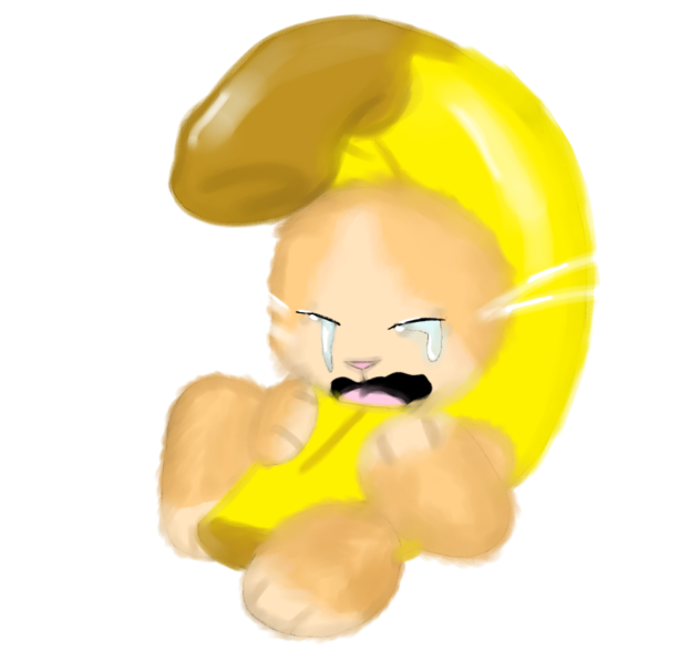 Sad banana cat