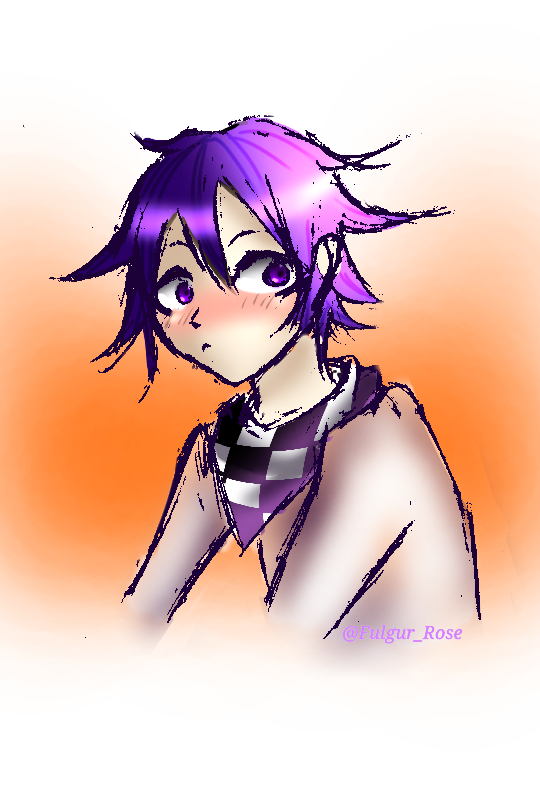 夢野ちゃんに素直に告白されて驚く王馬 - ibisPaint