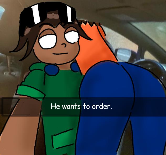 He wants to order.