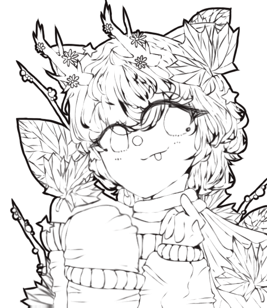 Autumn 🍂🍁🐾 (Request 18) Lineart