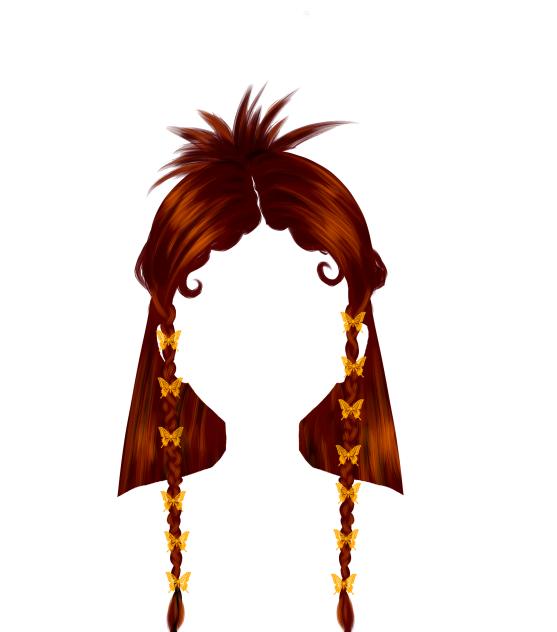 Y2K hairstyle baby braids