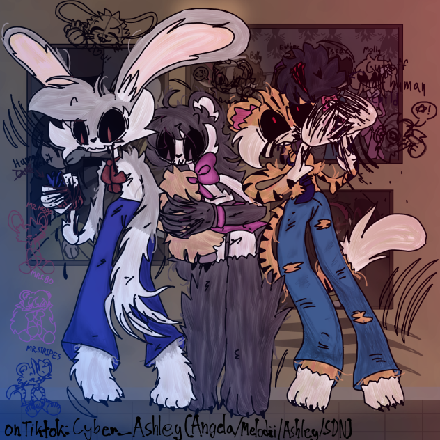 !✨🐯🐼🐰Mr. Hopp's Playhouse 2 Fanart🐰🐼🐯✨!