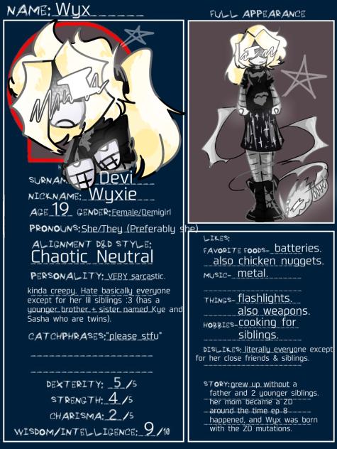ref sheet for Rochi Chan!