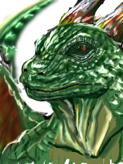 創作「草食竜」