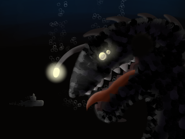 Deep sea monster