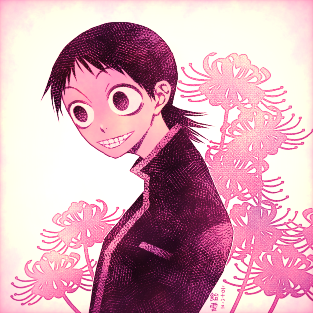 彼岸花と御堂筋くん