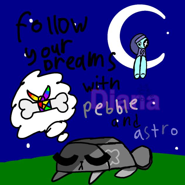 Pebble and Astro fan made poster