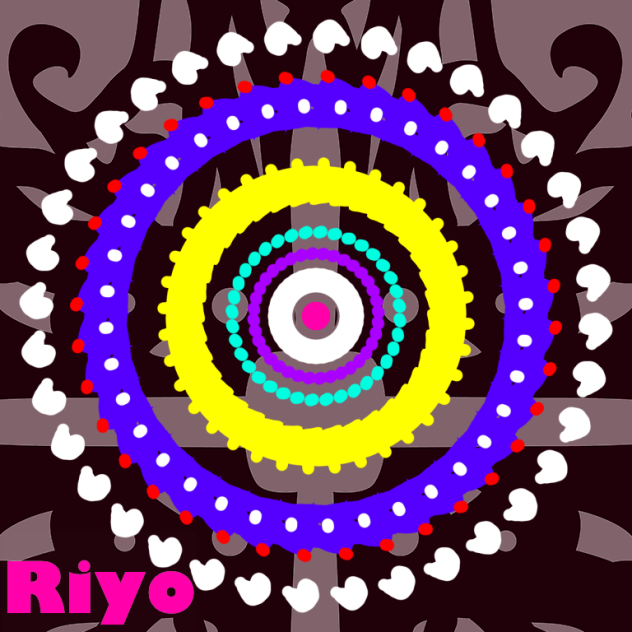 ゴシック壁紙 赤茶 の背景に囁やく Ibispaint