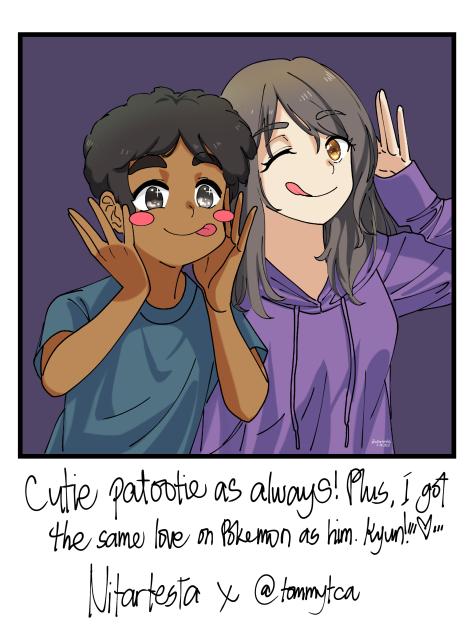 Me & @tommytca Selfie 9(Colored)