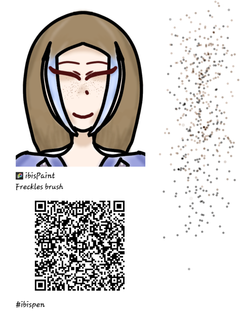 freckle brush QR code
