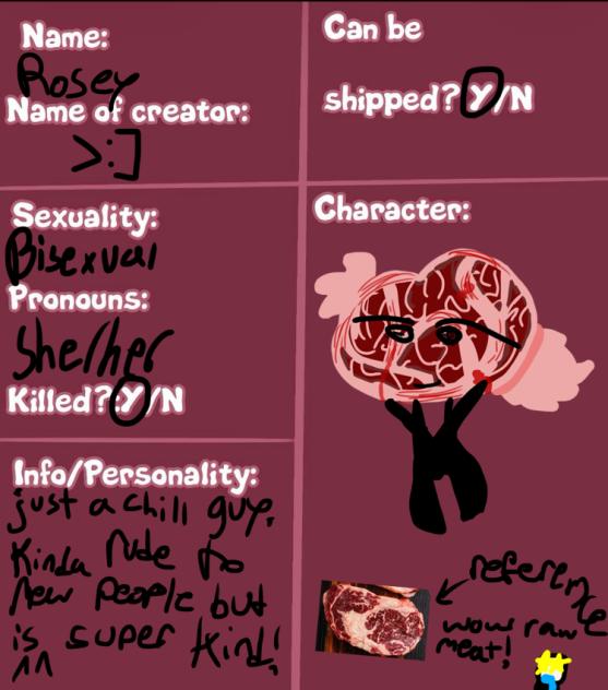 MY NEW MAIN OC BAM (objects obv)