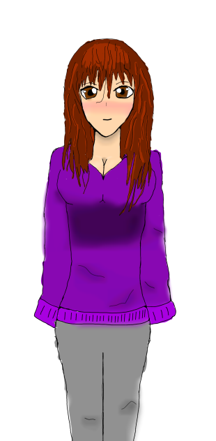 my first anime girl (small update) - ibisPaint