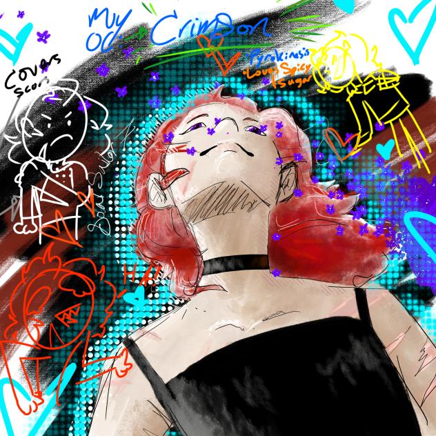 My OC, Crimson!