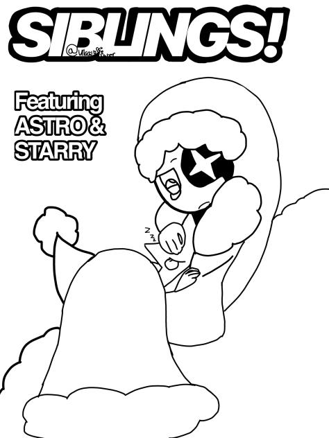COLOR IN SHEET 🌘ASTRO AND STARRY⭐️