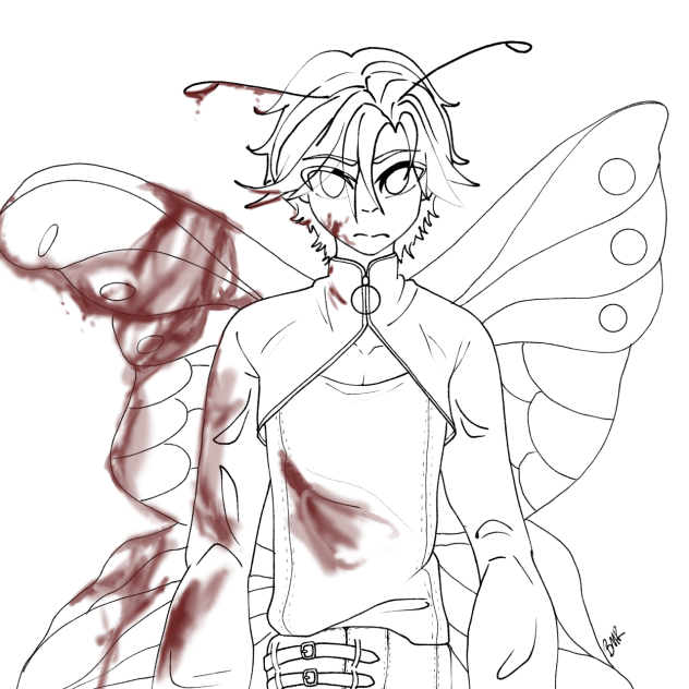 Butterfly man