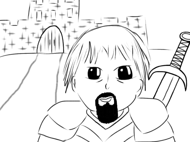 Knight Sketch (part 1)