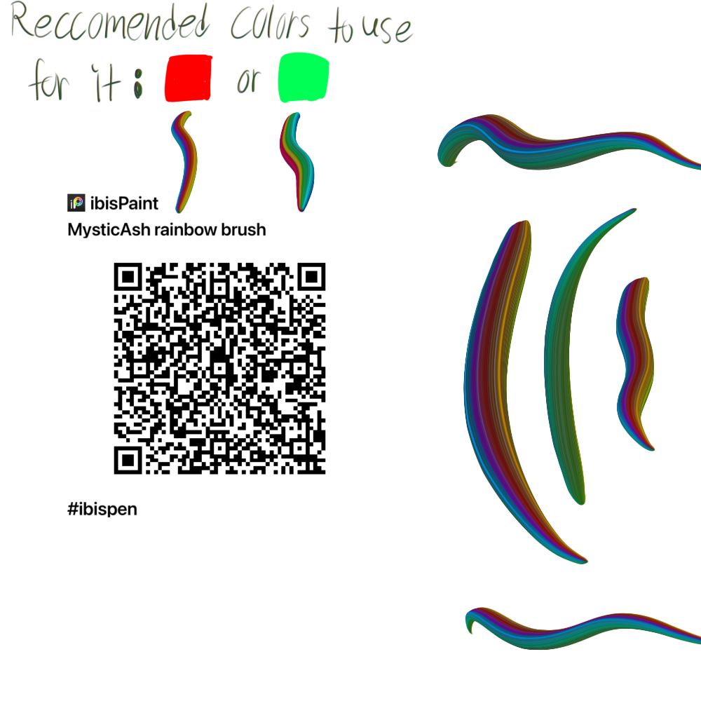Rainbow brush code - ibisPaint