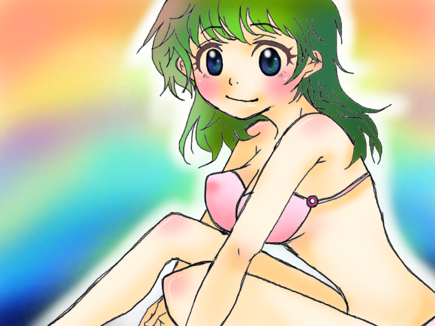 泳ぐぞー
