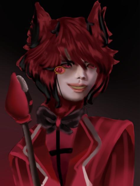 Alastor hazbin hotel request