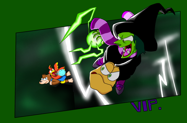 Final battle of banjo and kazooie - ibisPaint