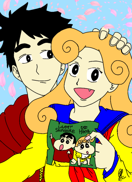 Shin Chan and Himawari 🥰😍