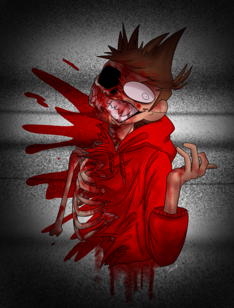 Blood Eddsworld Speedpaint(gore warning)